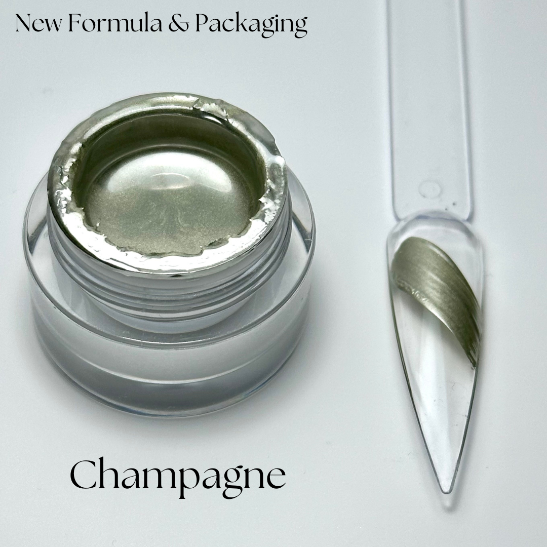 Liquid Metal - Chrome Champagne Gel Paint