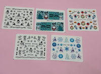 Christmas Water Decal #3 - 10pk