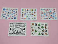 Christmas Water Decal #2 - 10pk