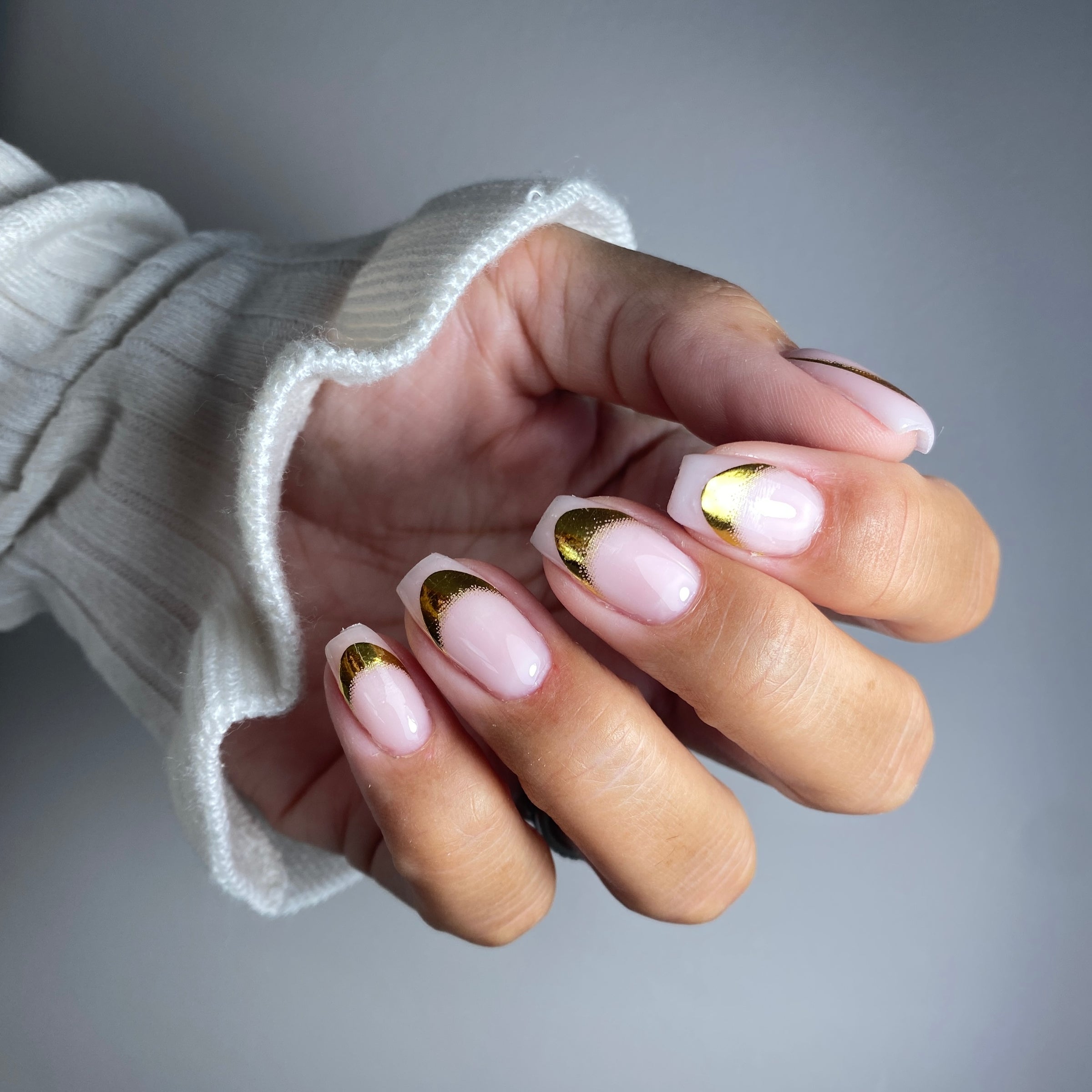 Metallic French Gradient Stickers