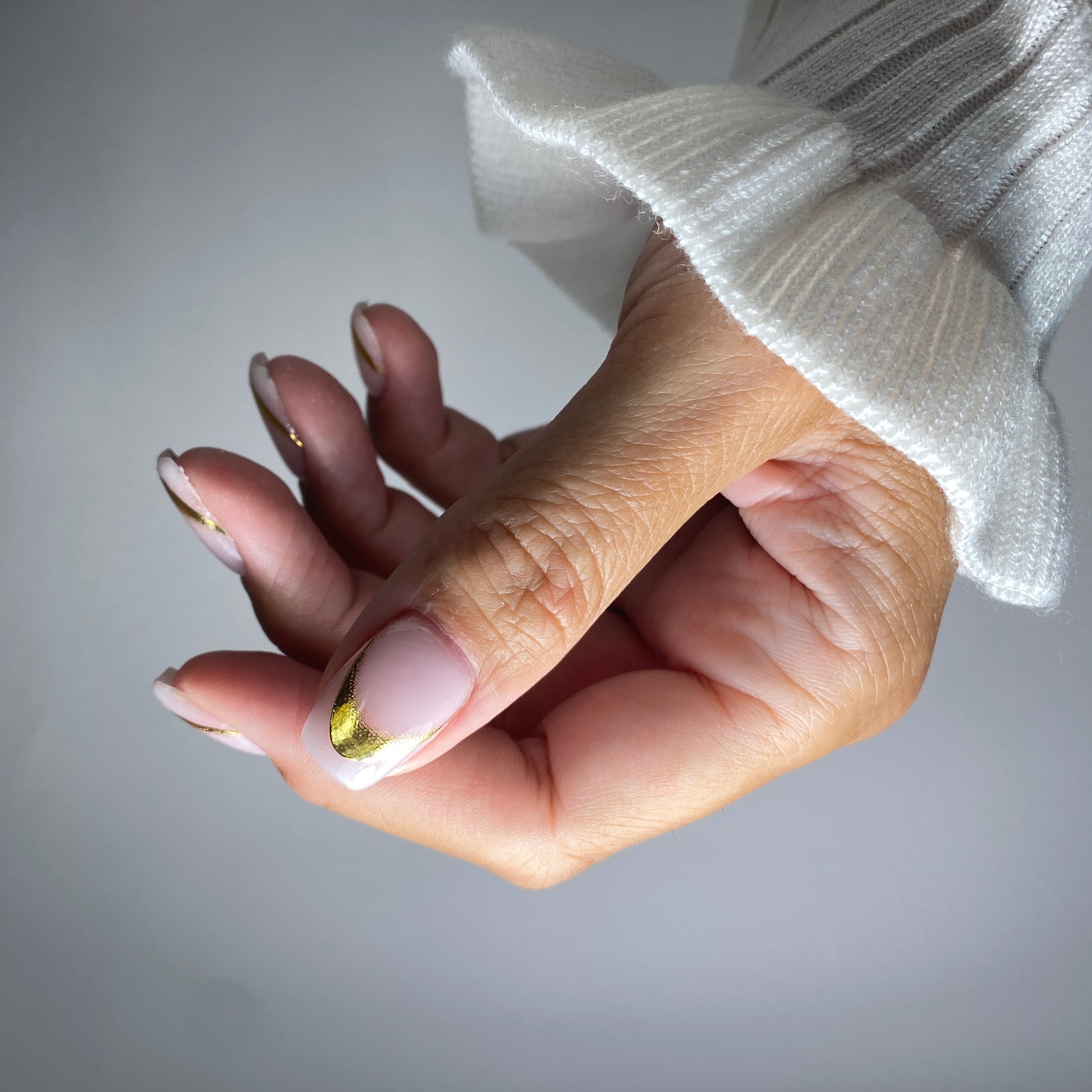 Metallic French Gradient Stickers