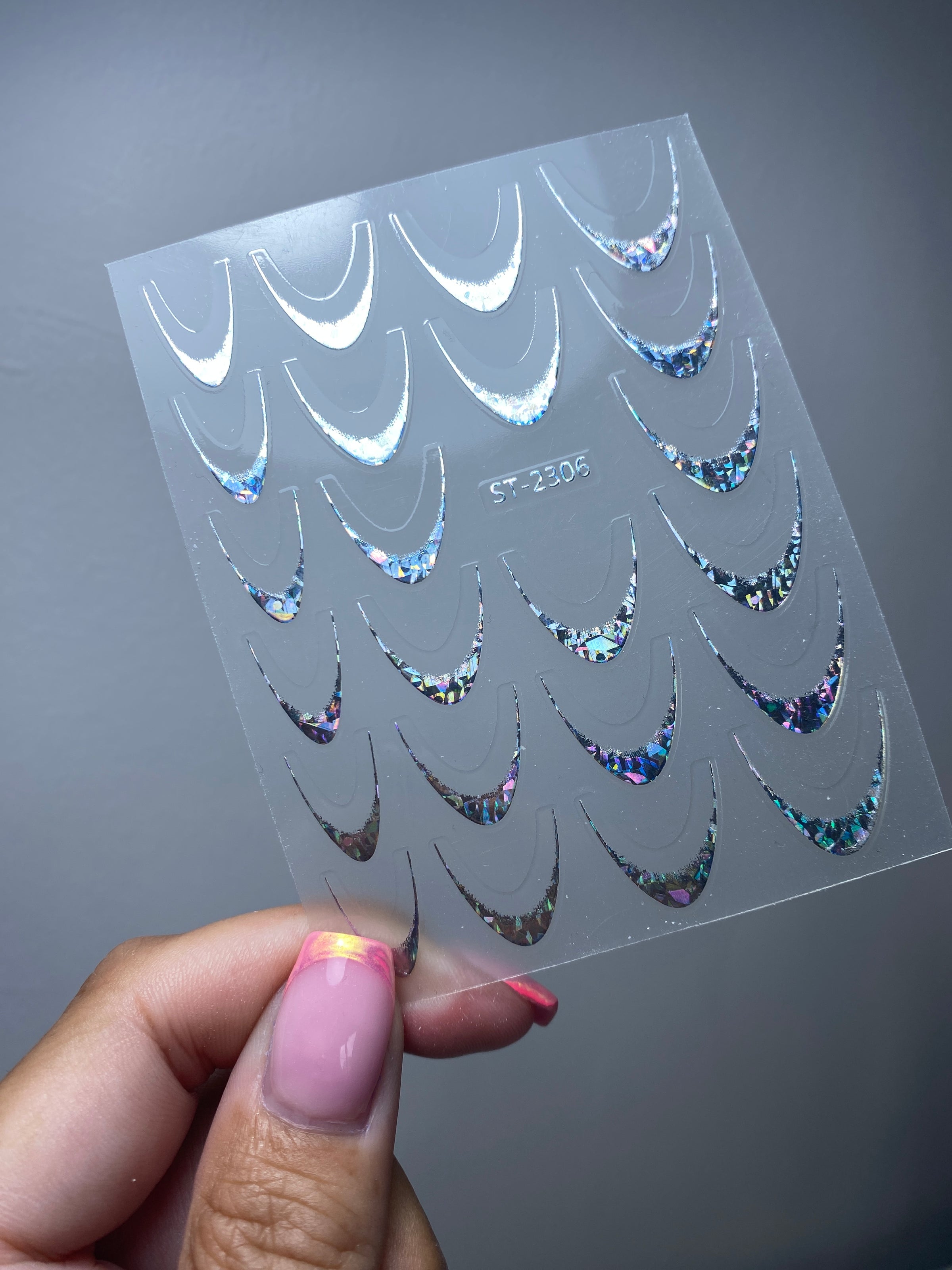 Metallic French Gradient Stickers