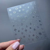 Ornate Snowflake Stickers
