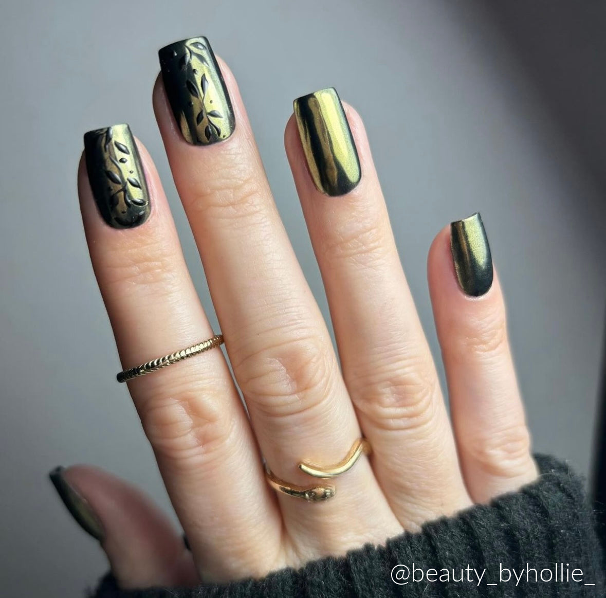 Ice Gold - White/Gold Chrome