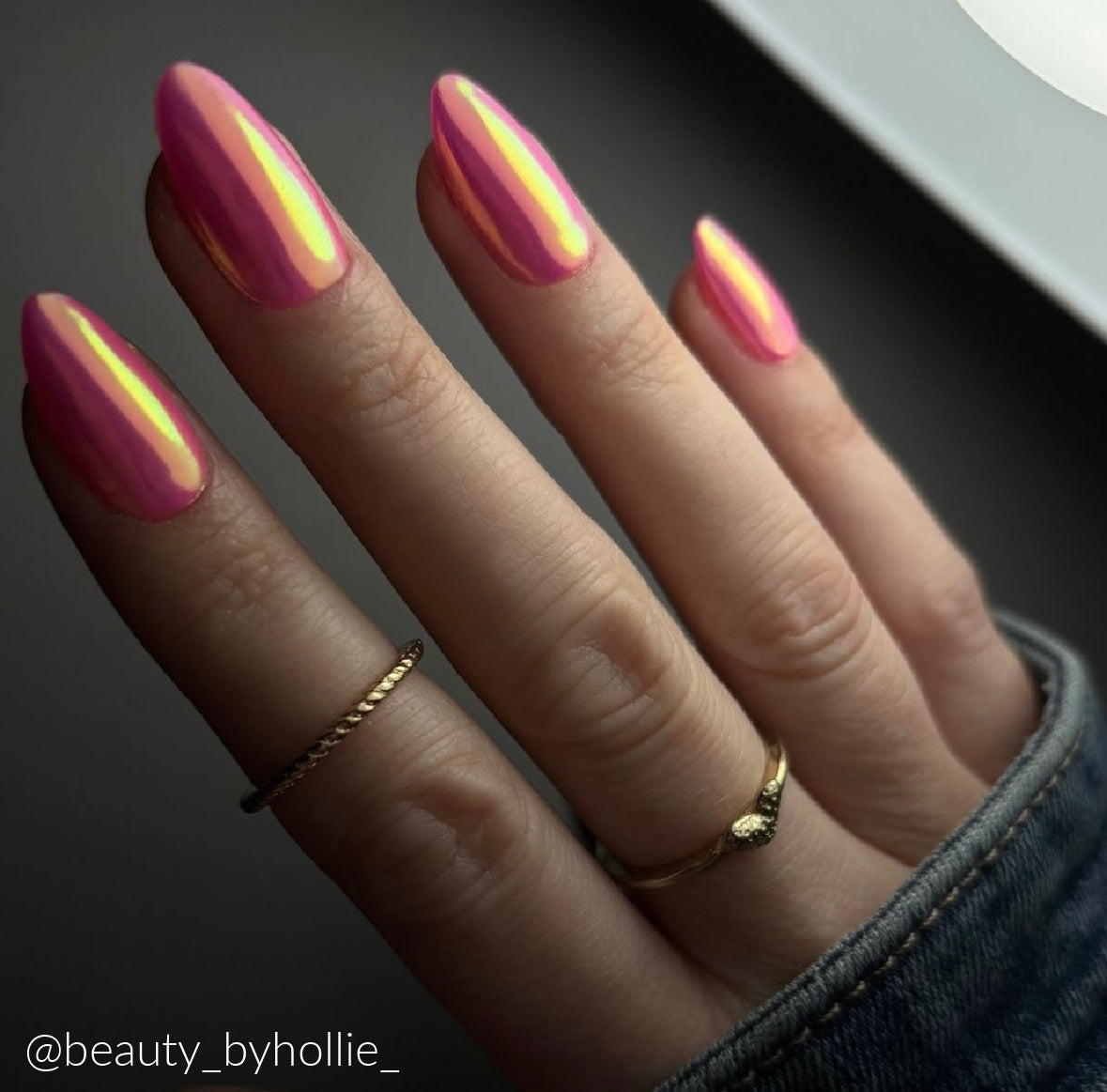 Ice Gold - White/Gold Chrome