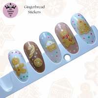 Gingerbread Christmas Stickers