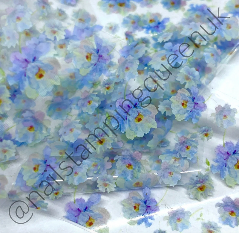 Lilac Bouquet Transfer Foil