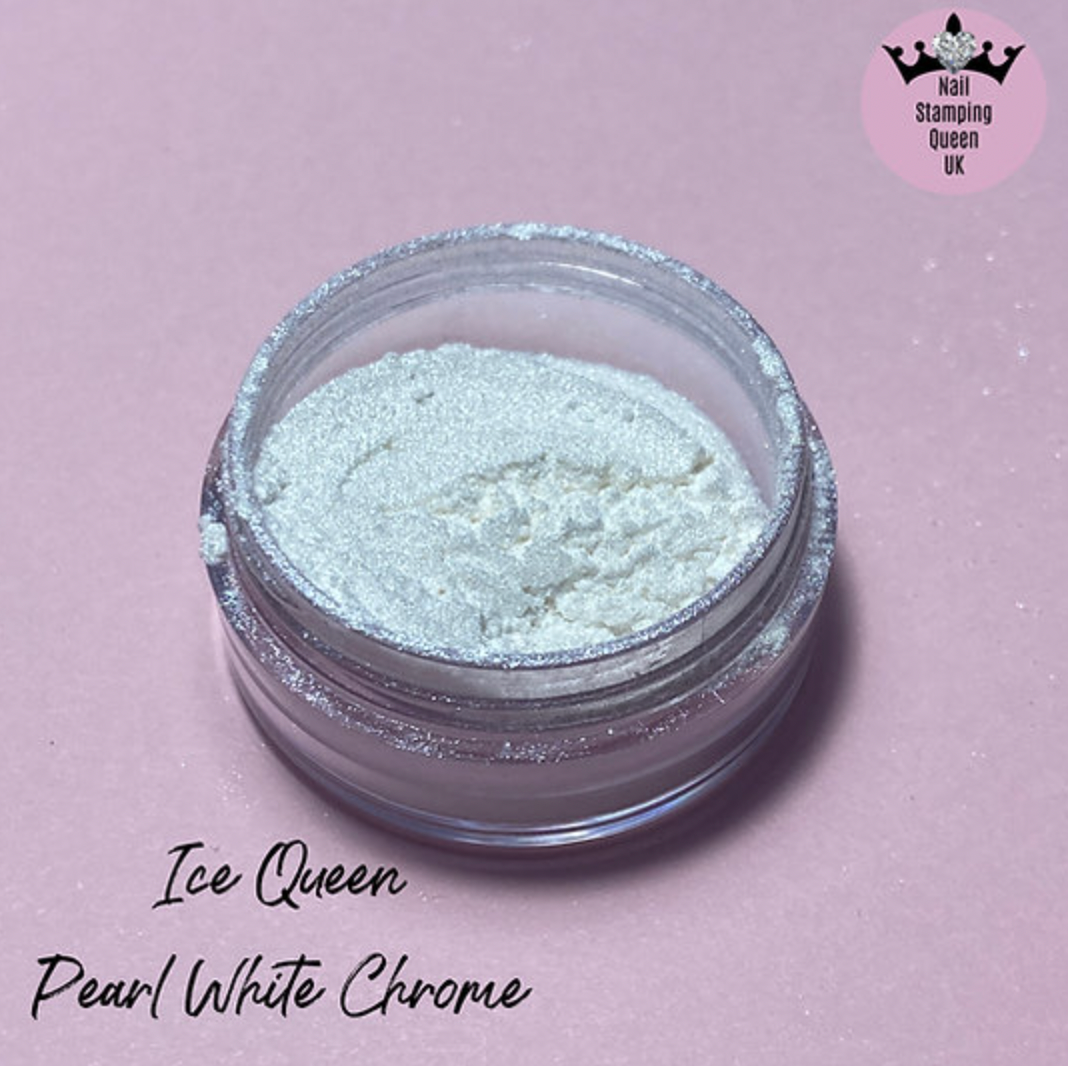Ice Queen - Clear/Pearl White Glaze Chrome