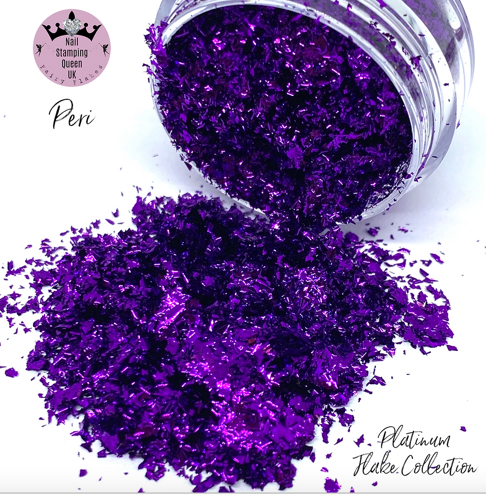 Peri Purple Metallic Flakes