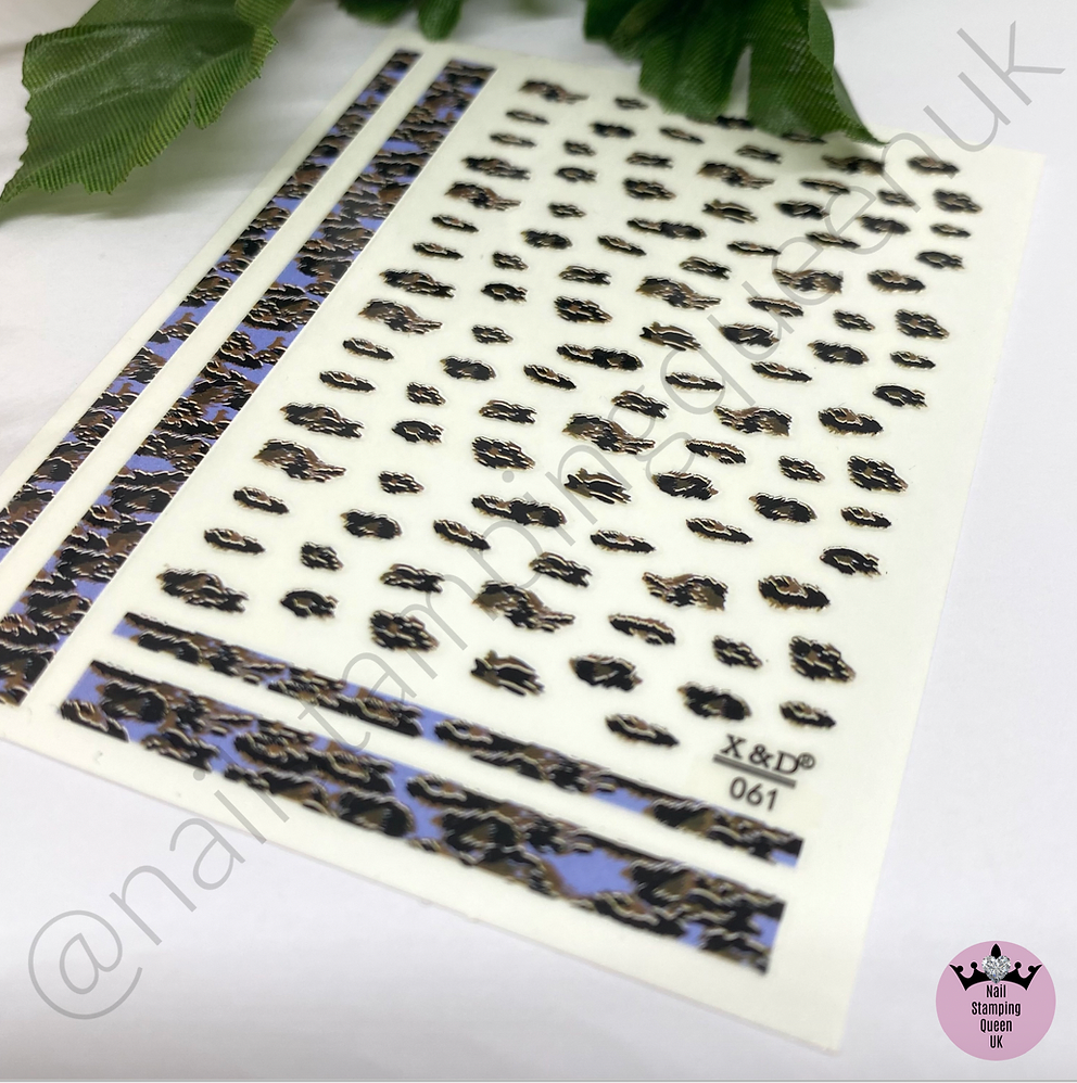 Animal Print Accent Stickers