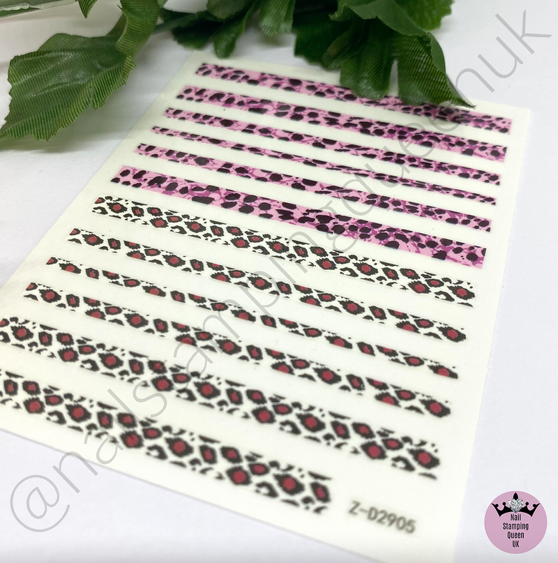 Animal Print Accent Stickers