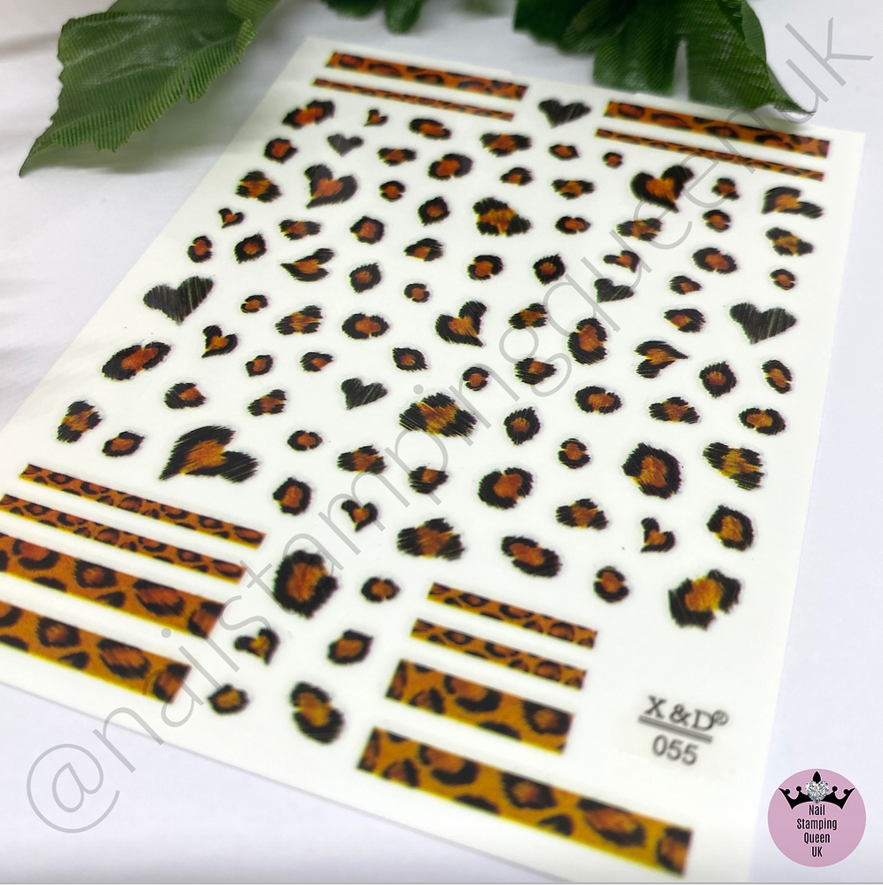 Animal Print Accent Stickers