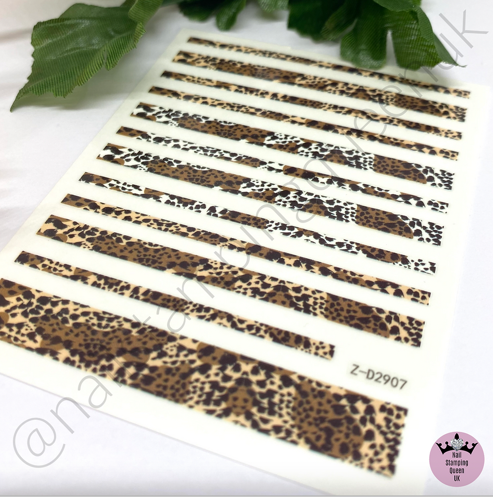 Animal Print Accent Stickers