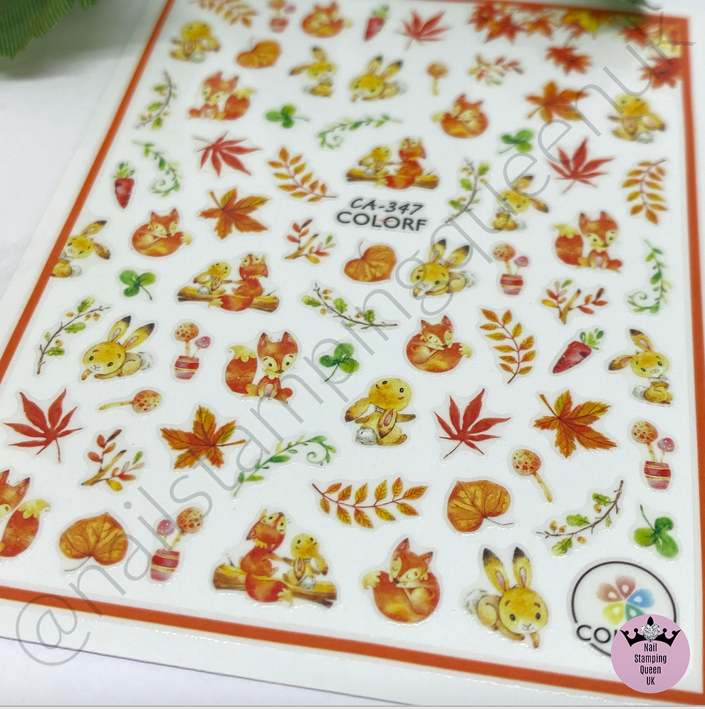 Autumn Leaf Stickers