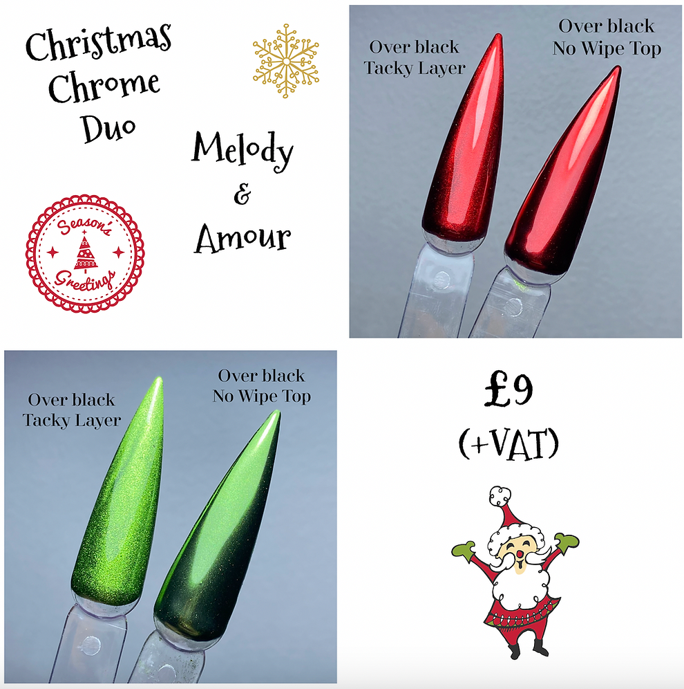 Christmas Chrome Duo Set