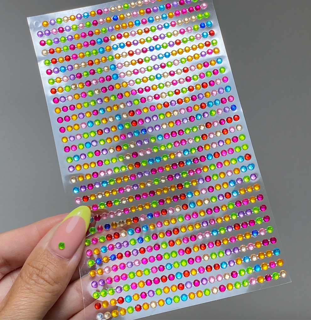 Crown Jewels - Sticky Gem strip sheet