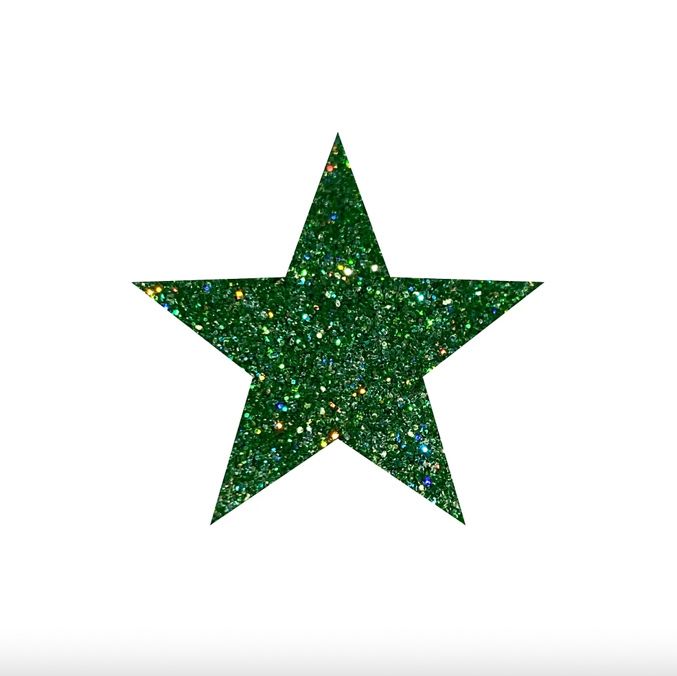 Emerald Stardust Glitter - Green Super Holo