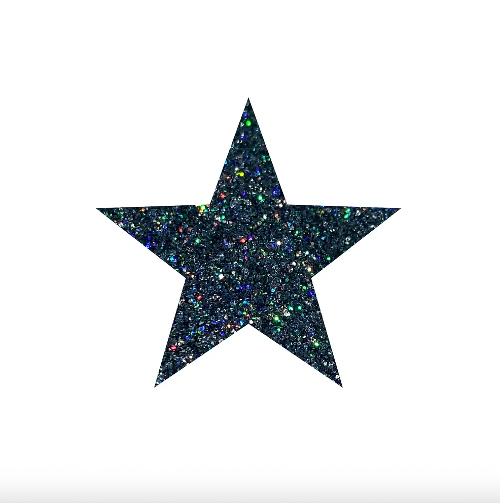 Steel Stardust Glitter - Grey Super Holo