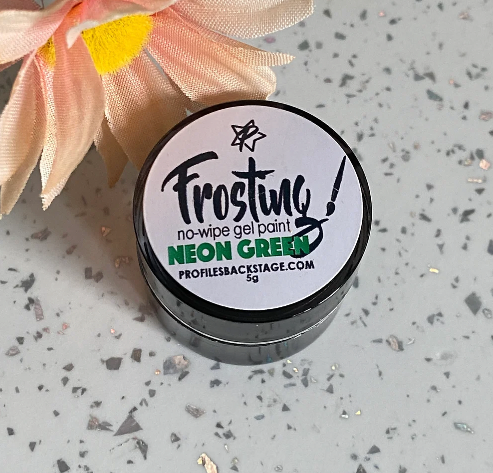 Frosting! Neon Green Gel Paint - Profiles Backstage