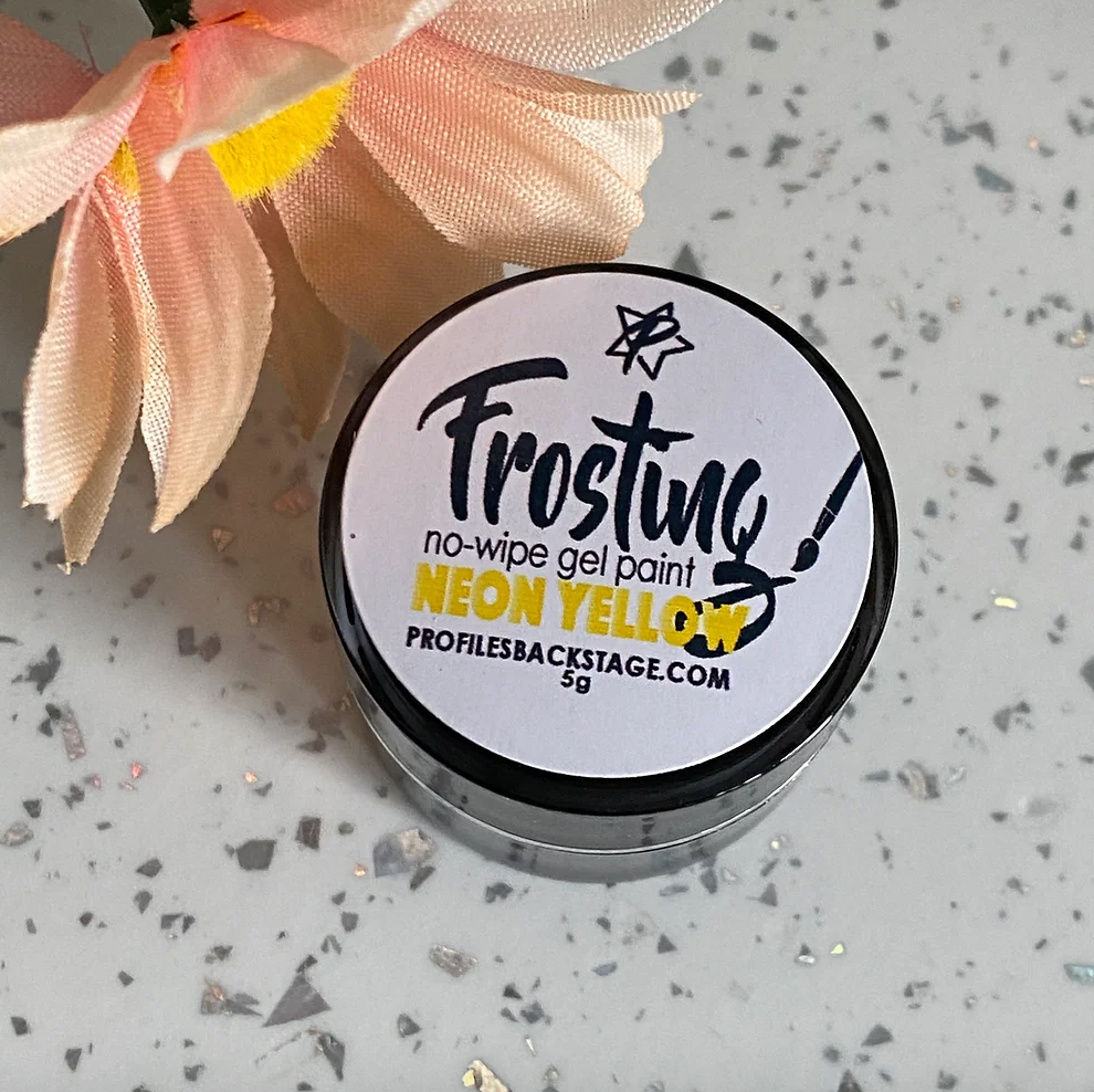 Frosting! Neon Yellow Gel Paint - Profiles Backstage