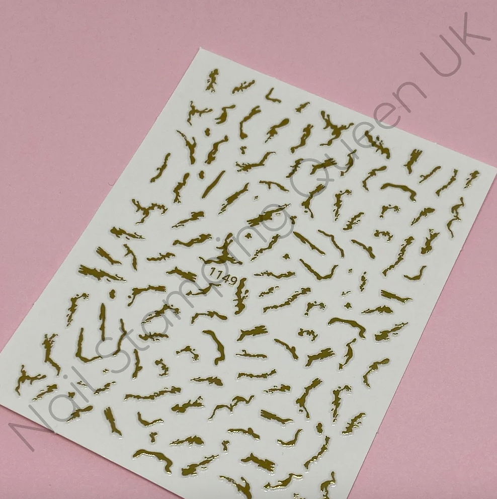 Gold Shards Stickers