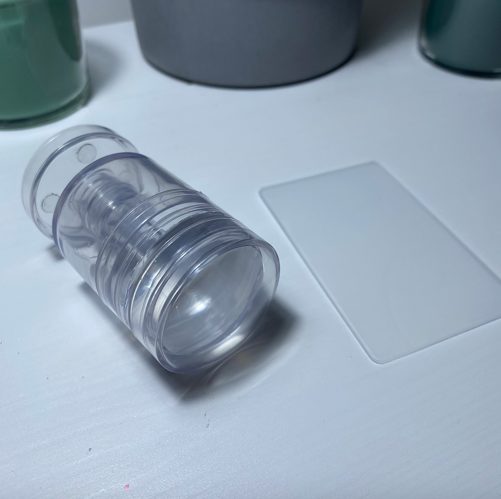 NSQ UK - "Twisty" Clear Stamper & Scraper
