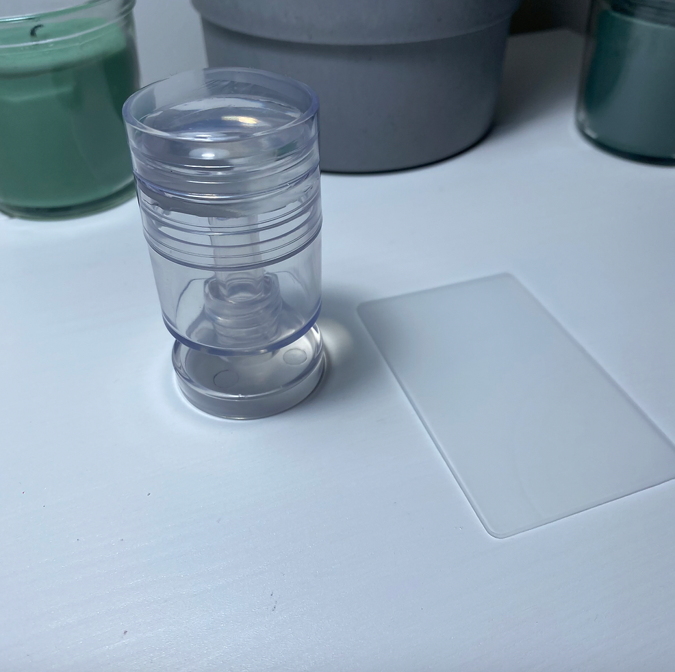NSQ UK - "Twisty" Clear Stamper & Scraper