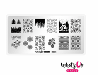 Whats Up Nails Icy Wonderland Stamping Plate