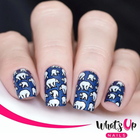 Whats Up Nails Icy Wonderland Stamping Plate