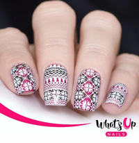Whats Up Nails Icy Wonderland Stamping Plate