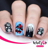 Whats Up Nails Icy Wonderland Stamping Plate