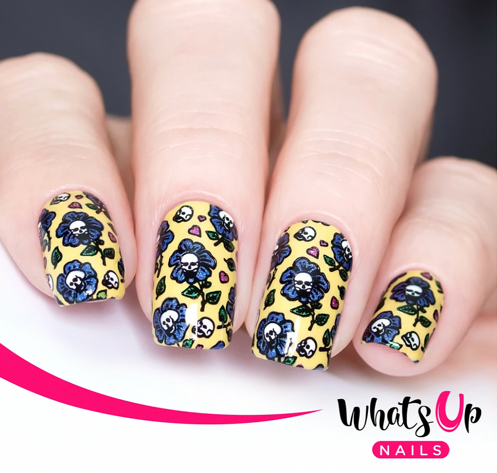 Whats Up Nails No Clowning Around Stamping Plate
