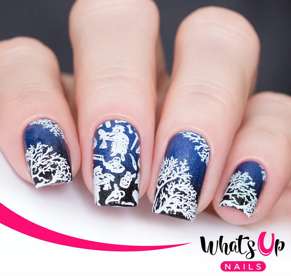 Whats Up Nails No Clowning Around Stamping Plate