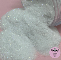 Sugar Snow - white/rainbow glitter