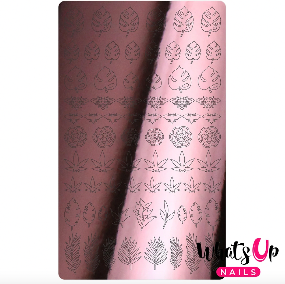 Whats Up Nails Botanical Stickers (Rose Gold) Daily Charme Collaboration