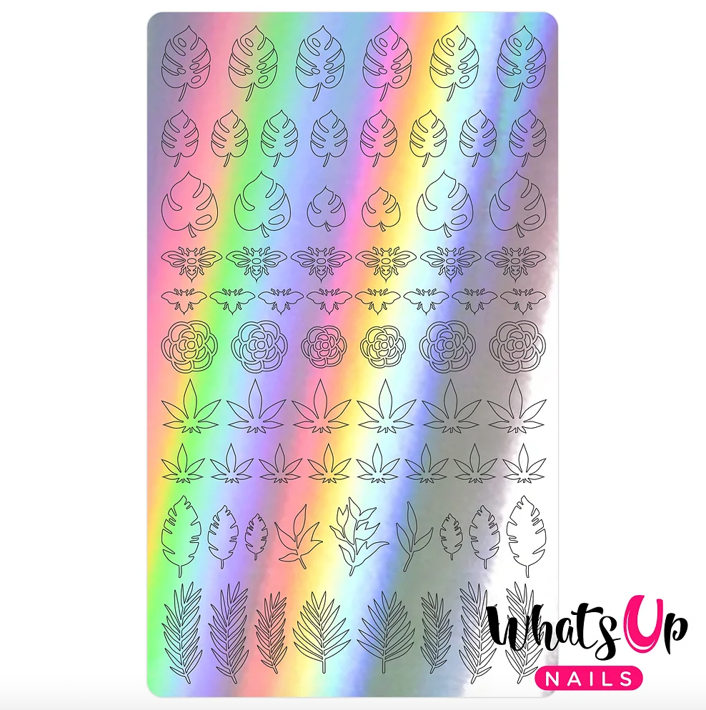 Whats Up Nails Botanical Stickers (Holo) Daily Charme Collaboration