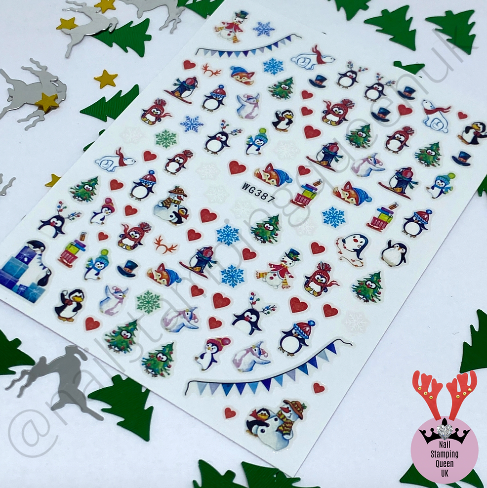 Penguin Christmas Party! Stickers