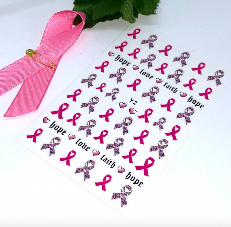 Pink Ribbon Stickers
