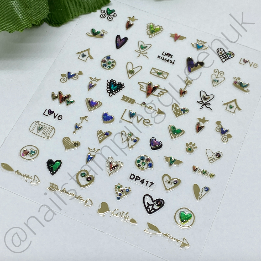 Nail Jewel Stickers - #417