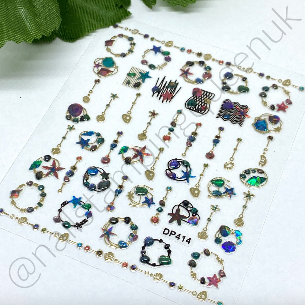 Nail Jewel Stickers - #414