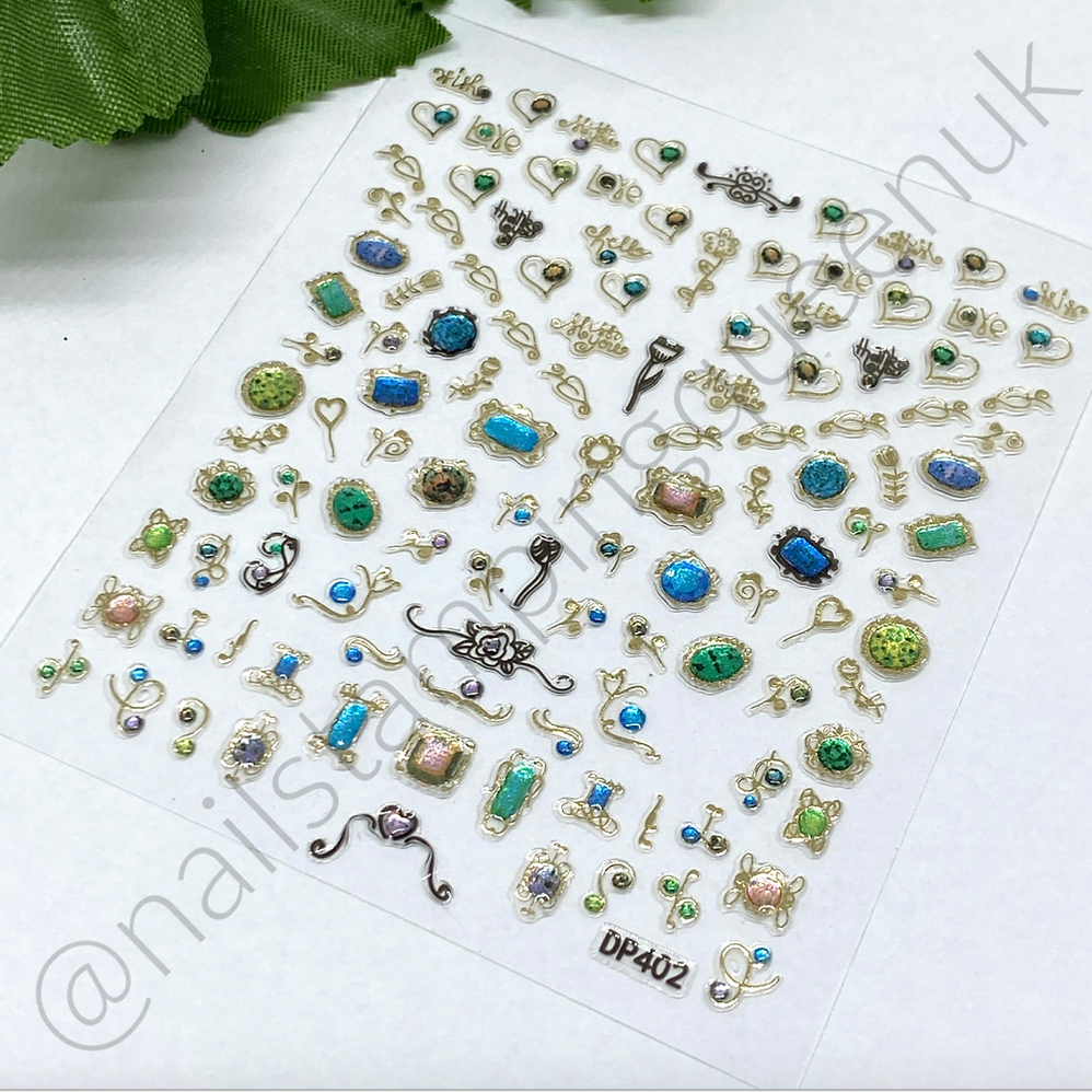 Nail Jewel Stickers - #402