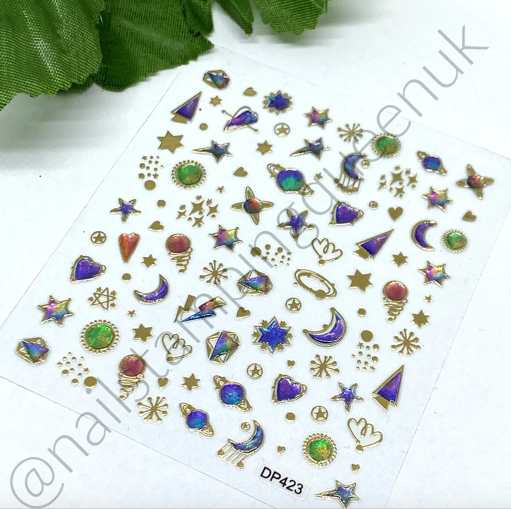 Nail Jewel Stickers - #423