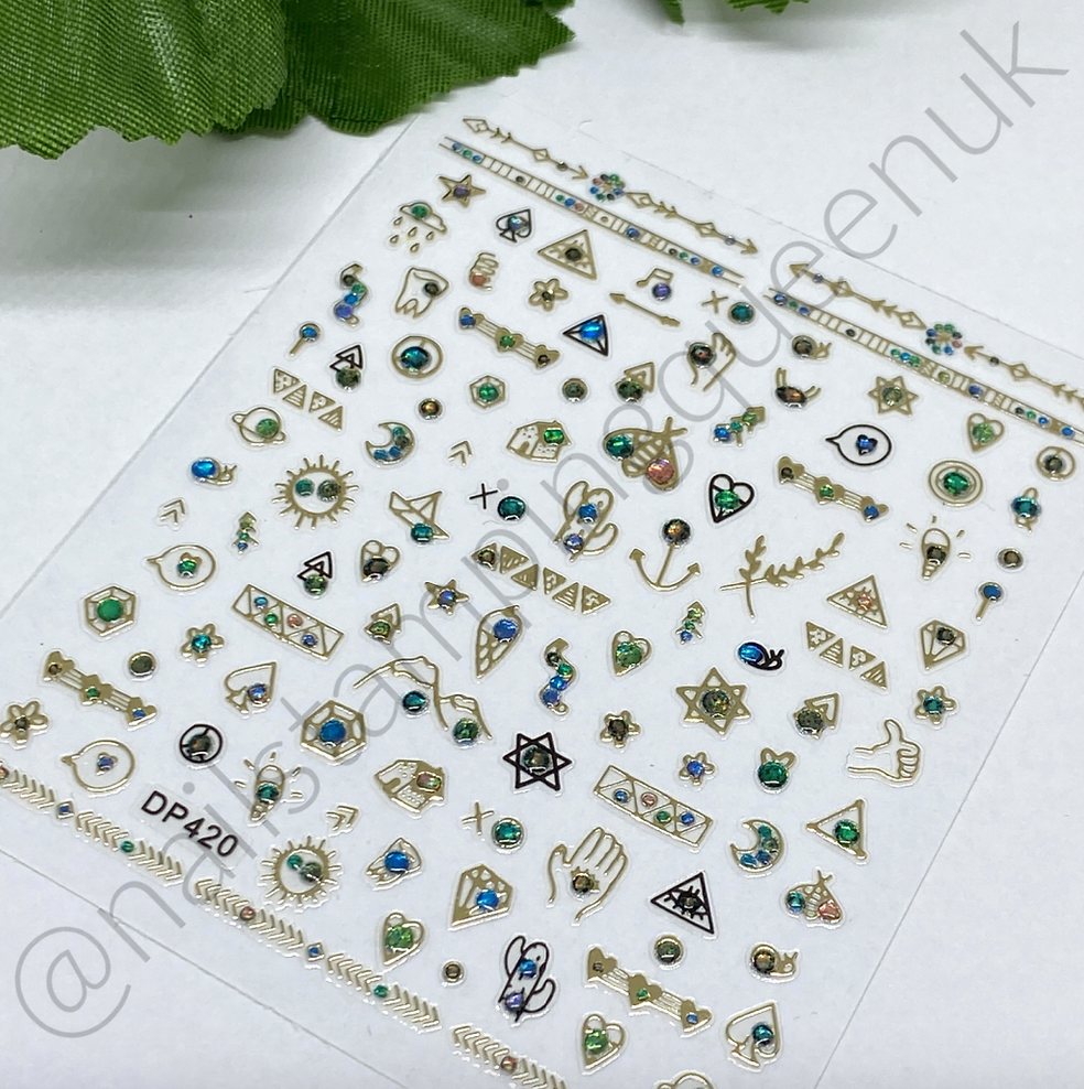 Nail Jewel Stickers - #420