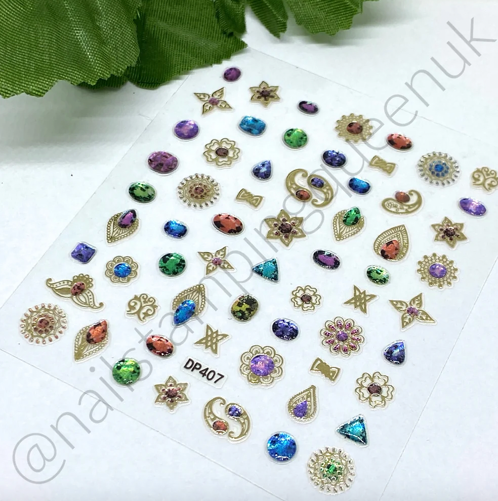 Nail Jewel Stickers - #407