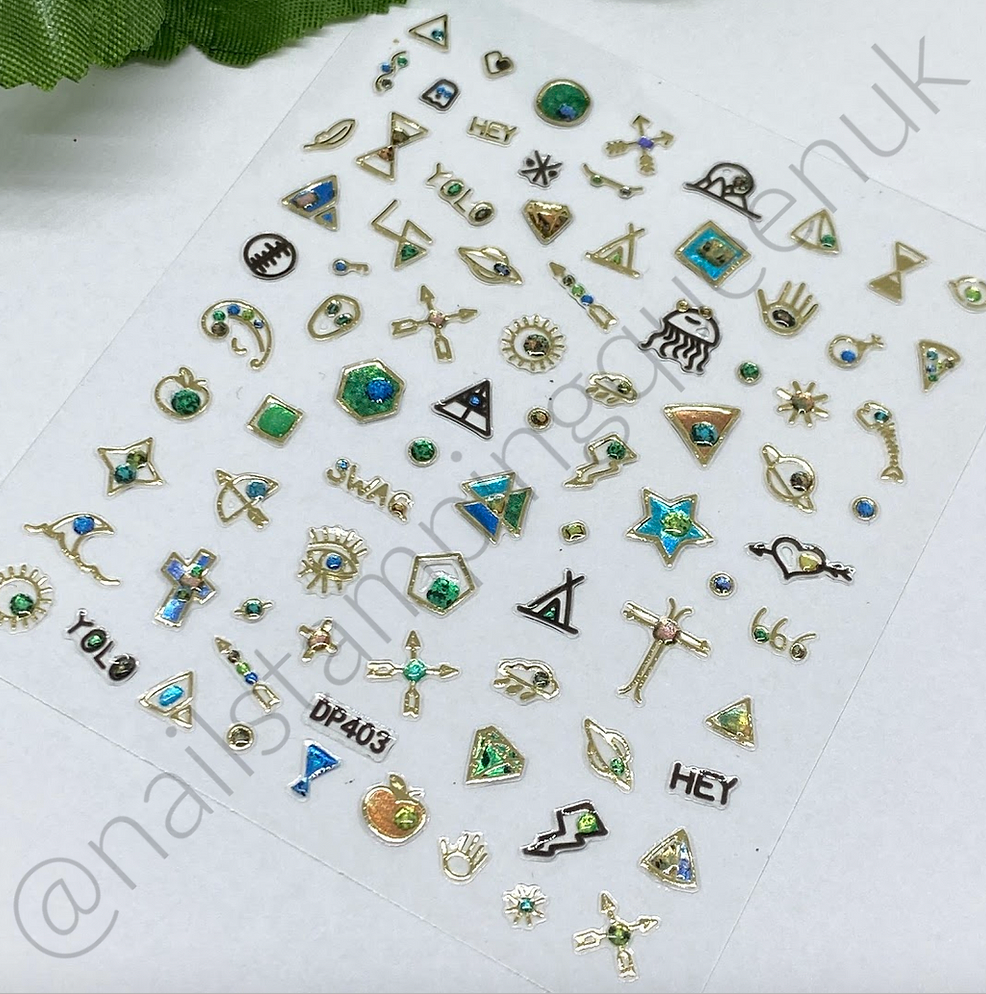 Nail Jewel Stickers - #403