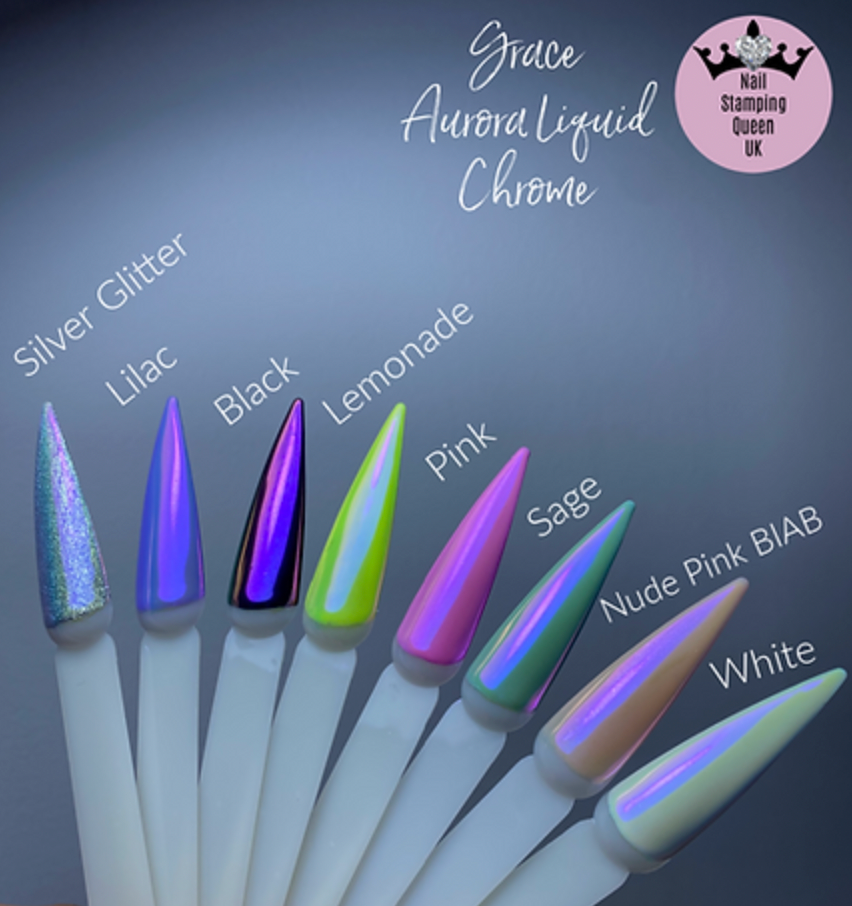 *REDUCED TO CLEAR* Liquid Chromes - Aurora Collection