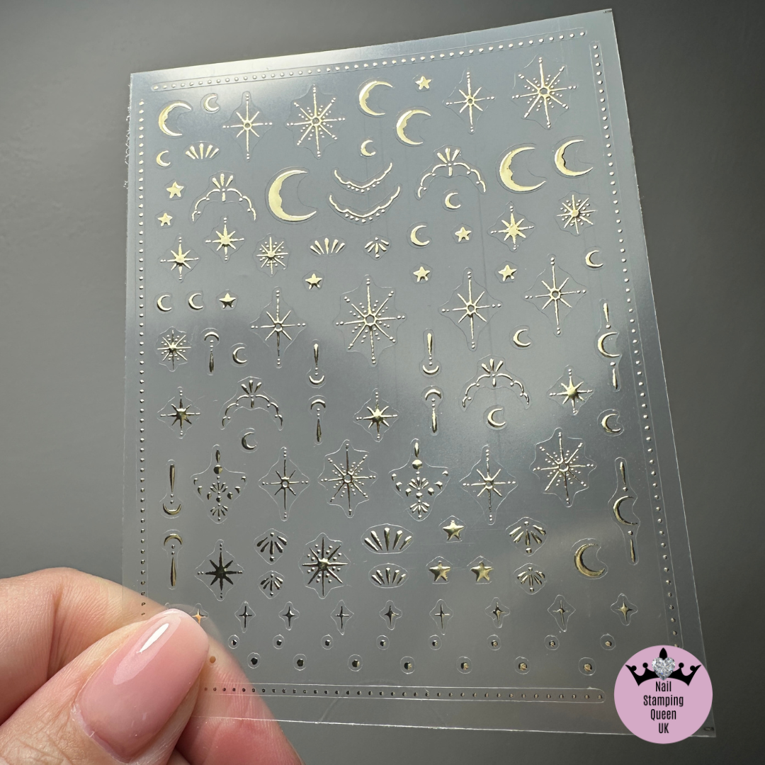 Moon & Star Stickers