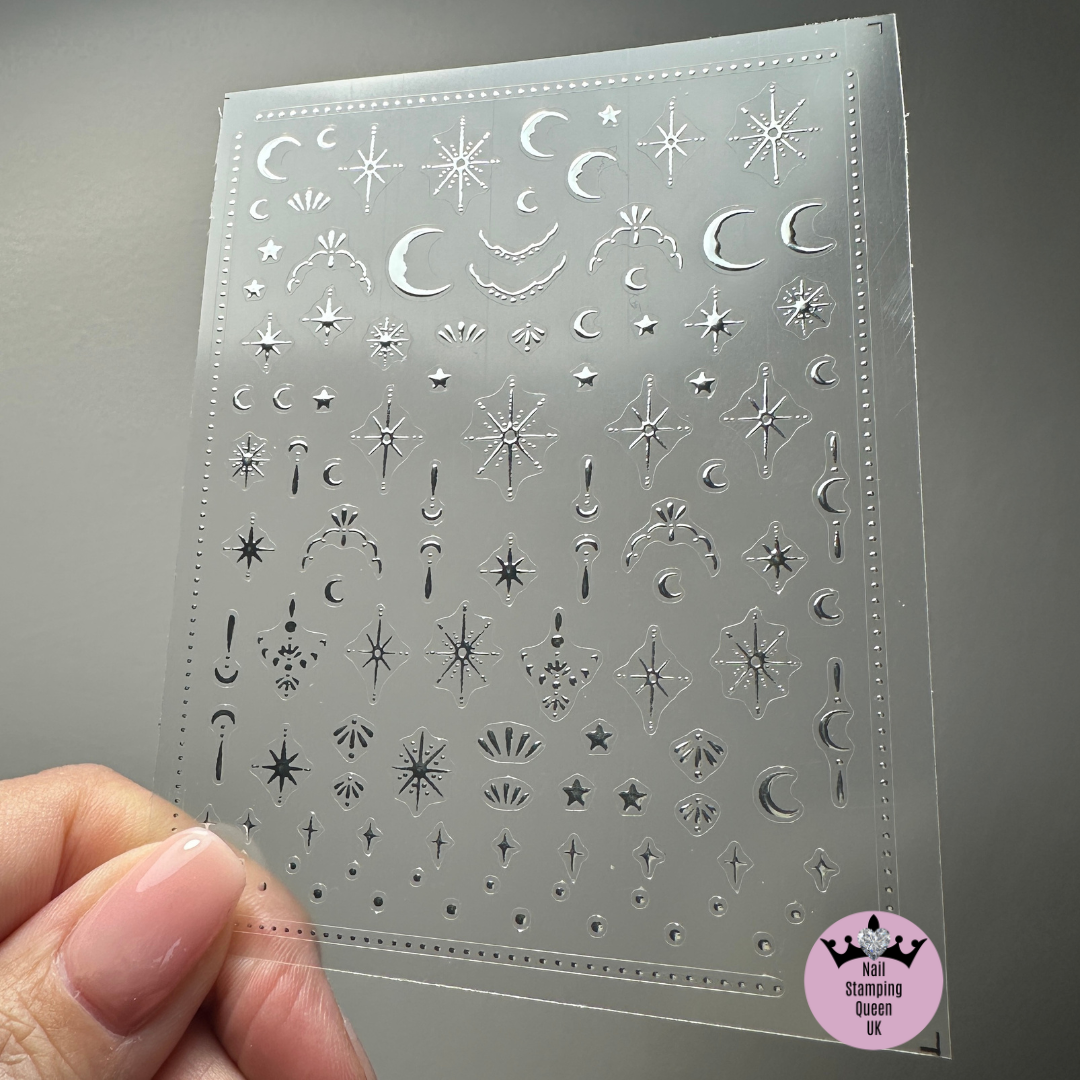 Moon & Star Stickers