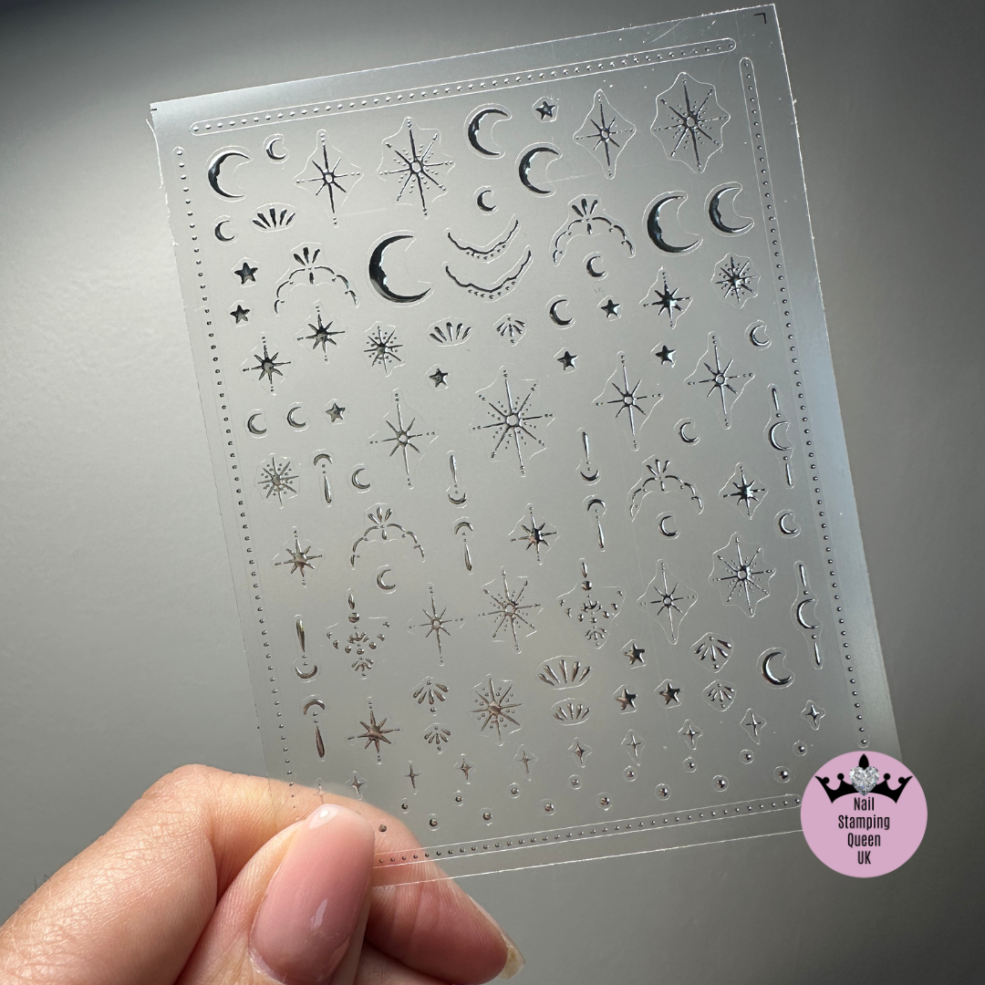 Moon & Star Stickers