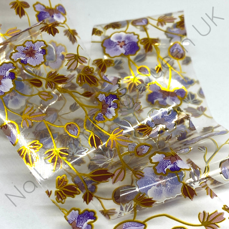 Gold Lilac Transfer Foil